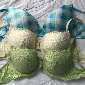 Lot of three 34C/34B bras